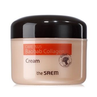Коллагеновый крем для лица с экстрактом баобаба The Saem Care Plus Baobab Collagen Cream